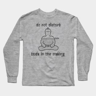 Buda in the Making (Black) Long Sleeve T-Shirt